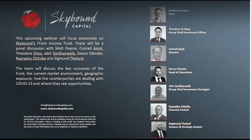 Skybound Capital – The Prism Income Fund